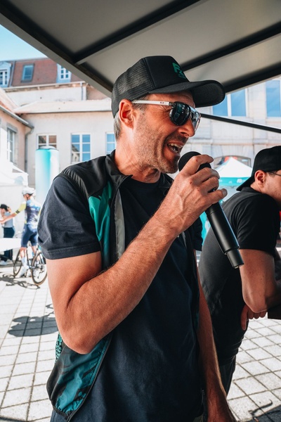 Photo speaker Phil parle vélo